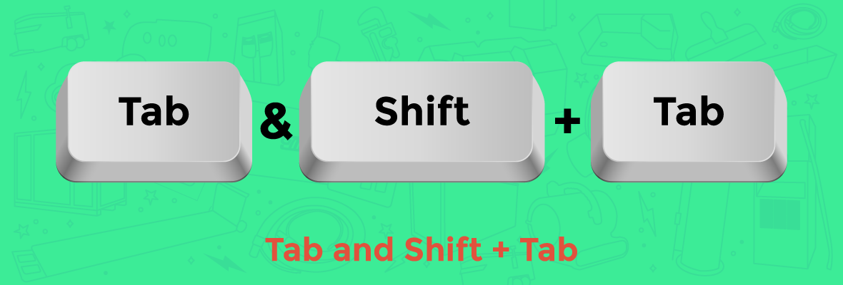 what is shift tab in word for mac