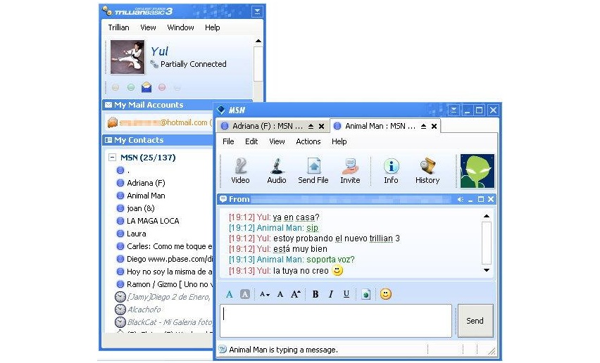 trillian chat for mac os can u chat with yahoo messenger